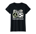 Peace Love Soccer Lover Cow Soccer T-Shirt - Minimalist Print Men Women - T-Shirt, Sweatshirt, Hoodie