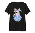 Soccer Ghost Lover Pastel Halloween T-Shirt - Unique Graphic Unisex - T-Shirt, Sweatshirt, Hoodie