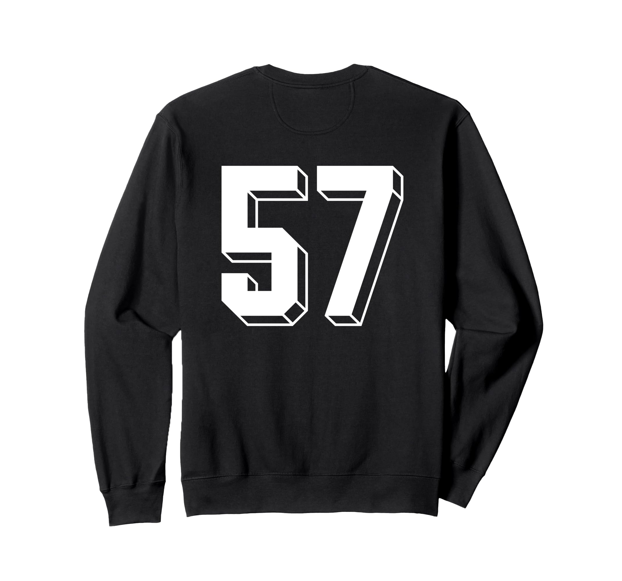 Number 57 Backside 80S 90S Team Sweatshirt - Aesthetic Graphic for Adults - T-Shirt, Sweatshirt, Hoodie