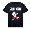 Dabbing Husky Dog South Korea Soccer T-Shirt - Casual Everyday Wear Unisex - T-Shirt, Sweatshirt, Hoodie