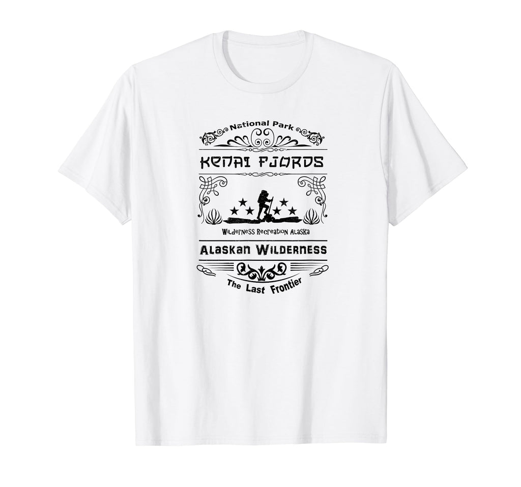 Kenai Fjords National Park Alaska T-Shirt - Custom Art Print Men Women - T-Shirt, Sweatshirt, Hoodie