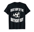 Great Aunt Birthday Soccer Ball T-Shirt - Fun Novelty Design Men Women - T-Shirt, Sweatshirt, Hoodie