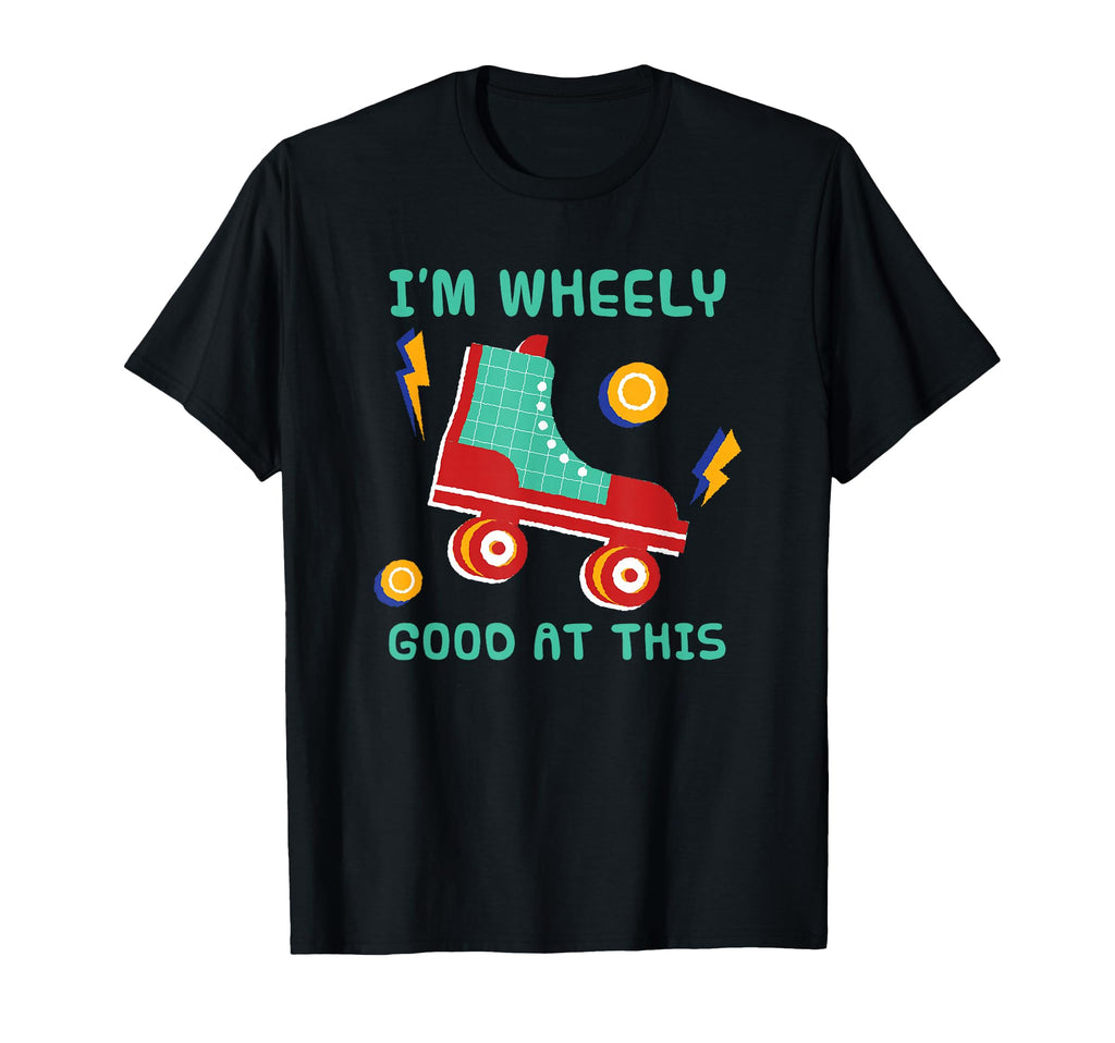 Roller Skates Derby Skater 70S Roller T-Shirt - Novelty Apparel Unisex - T-Shirt, Sweatshirt, Hoodie