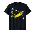 Banana Playing Soccer Fruit Soccer T-Shirt - Fun Novelty Design Unisex - T-Shirt, Sweatshirt, Hoodie