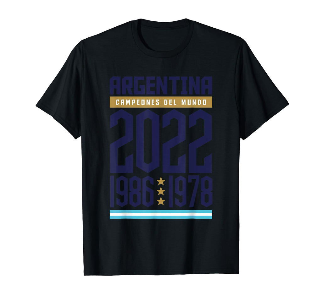 Argentina World Champion 2022 Soccer Fans T-Shirt - Trendy Graphic Unisex - T-Shirt, Sweatshirt, Hoodie