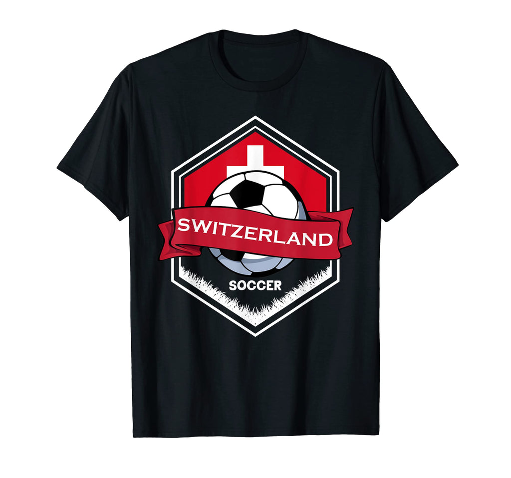 Switzerland Football Soccer Team T-Shirt - Custom Art Print Men Women - T-Shirt, Sweatshirt, Hoodie