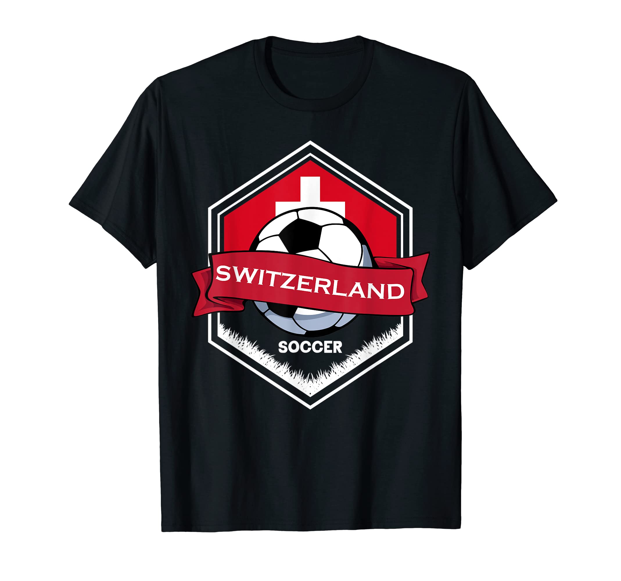 Switzerland Football Soccer Team T-Shirt - Custom Art Print Men Women - T-Shirt, Sweatshirt, Hoodie