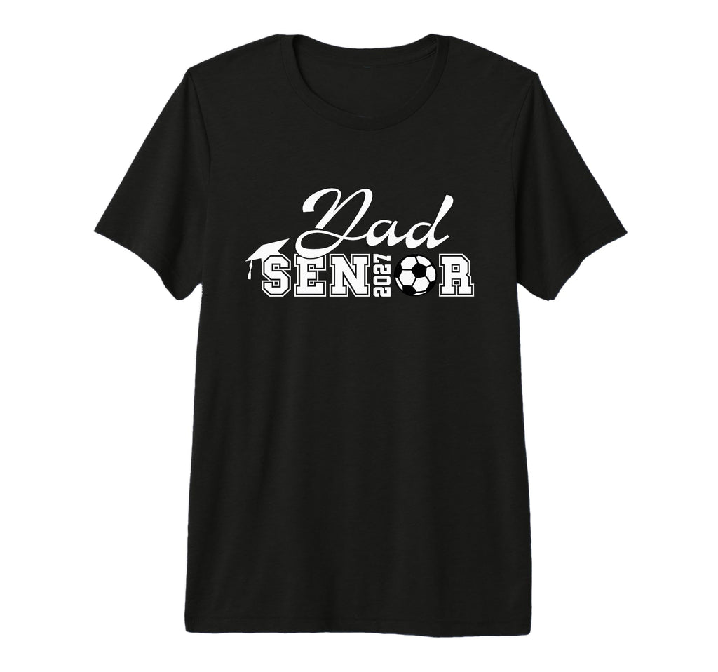 Mens Senior Soccer Dad 2027 T-Shirt - Casual Everyday Wear for Adults - T-Shirt, Sweatshirt, Hoodie
