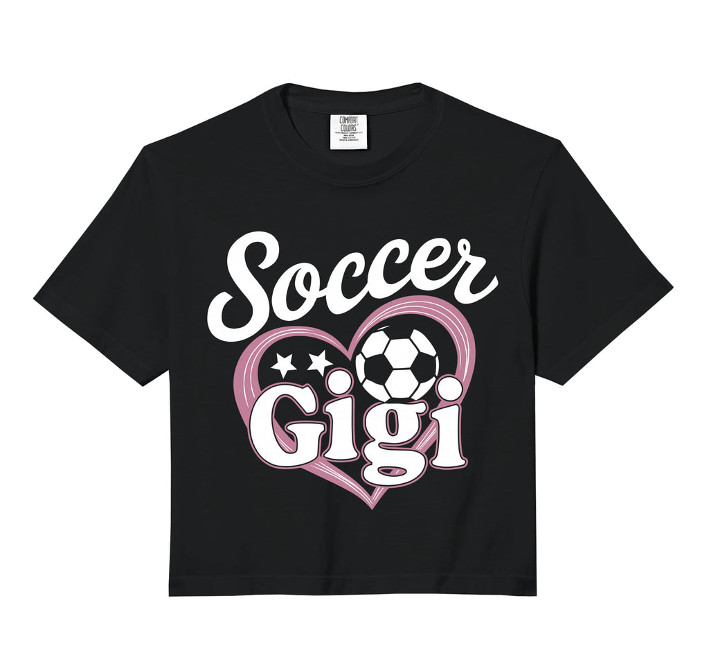 Soccer Gigi Grandma Heart Sweatshirt - Minimalist Print for Adults - T-Shirt, Sweatshirt, Hoodie