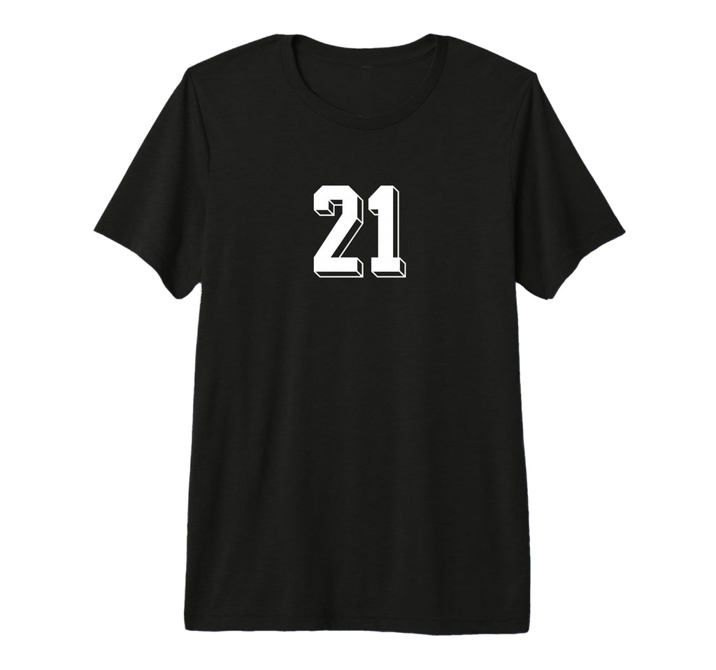 Number 21 80S 90S Soccer Team Jersey T-Shirt - Unique Graphic Unisex - T-Shirt, Sweatshirt, Hoodie