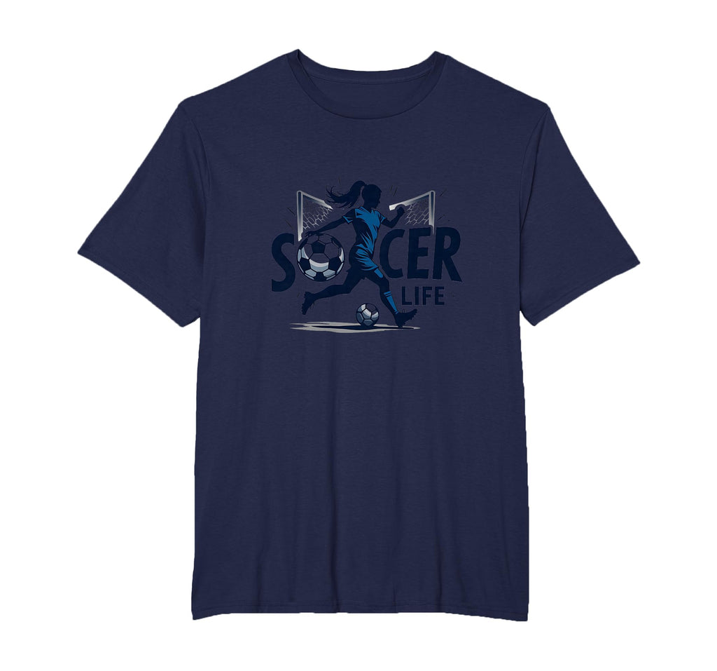Soccer Is Life Womens Passion Beautiful T-Shirt - Graphic Print for Adults - T-Shirt, Sweatshirt, Hoodie