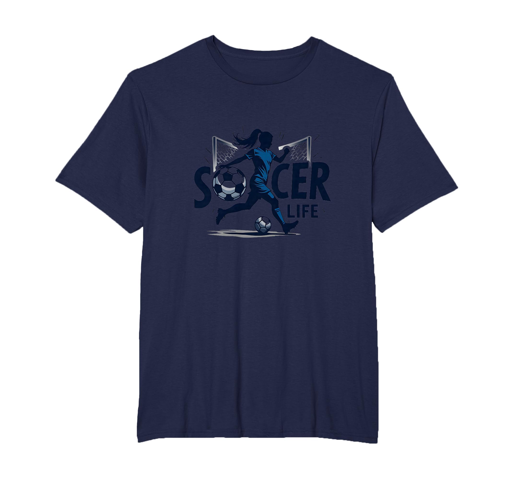 Soccer Is Life Womens Passion T-Shirt - Casual Everyday Wear Unisex - T-Shirt, Sweatshirt, Hoodie