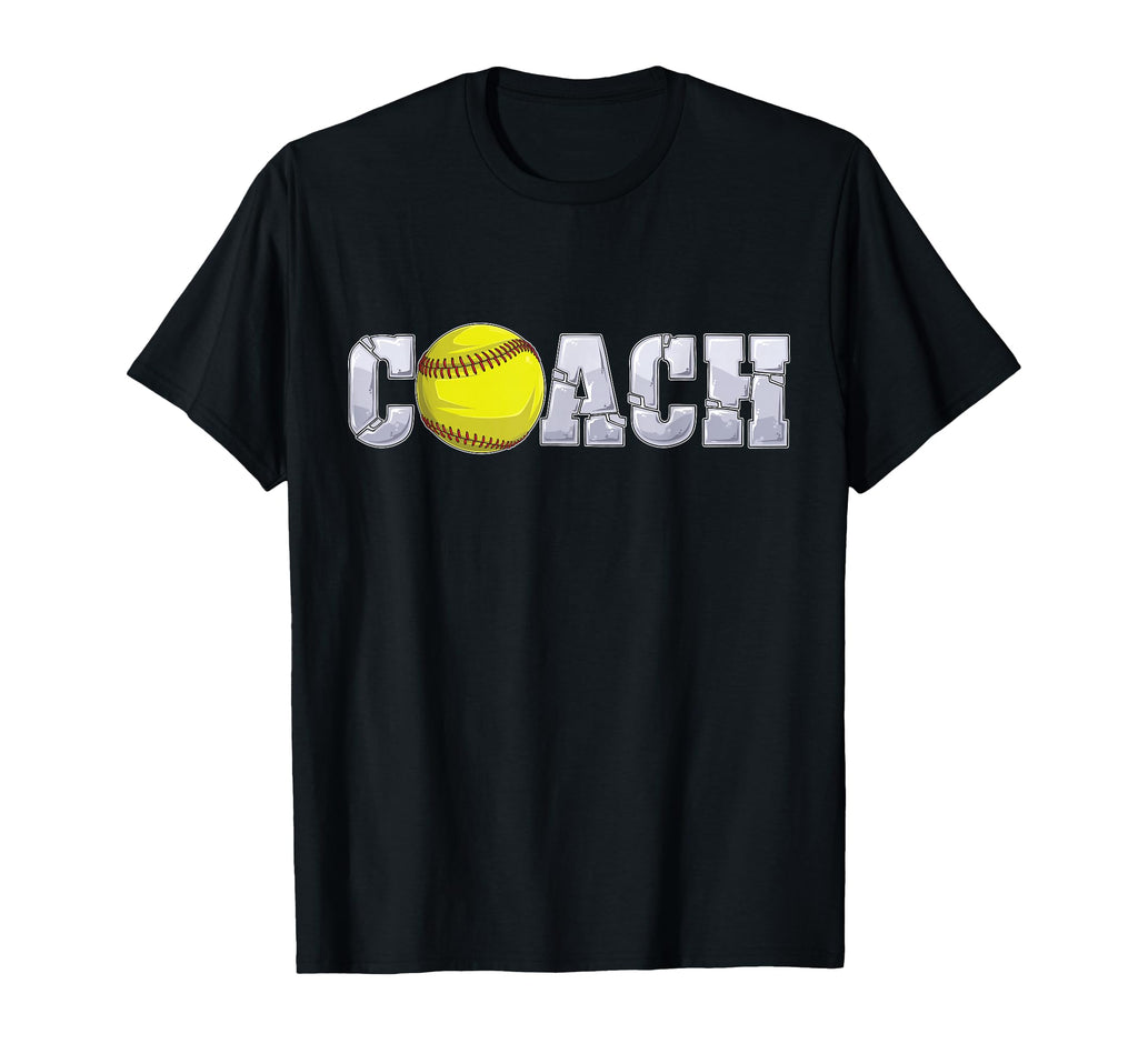 Softball Coach Coaching Assistant Coach T-Shirt - Custom Art Print Unisex - T-Shirt, Sweatshirt, Hoodie