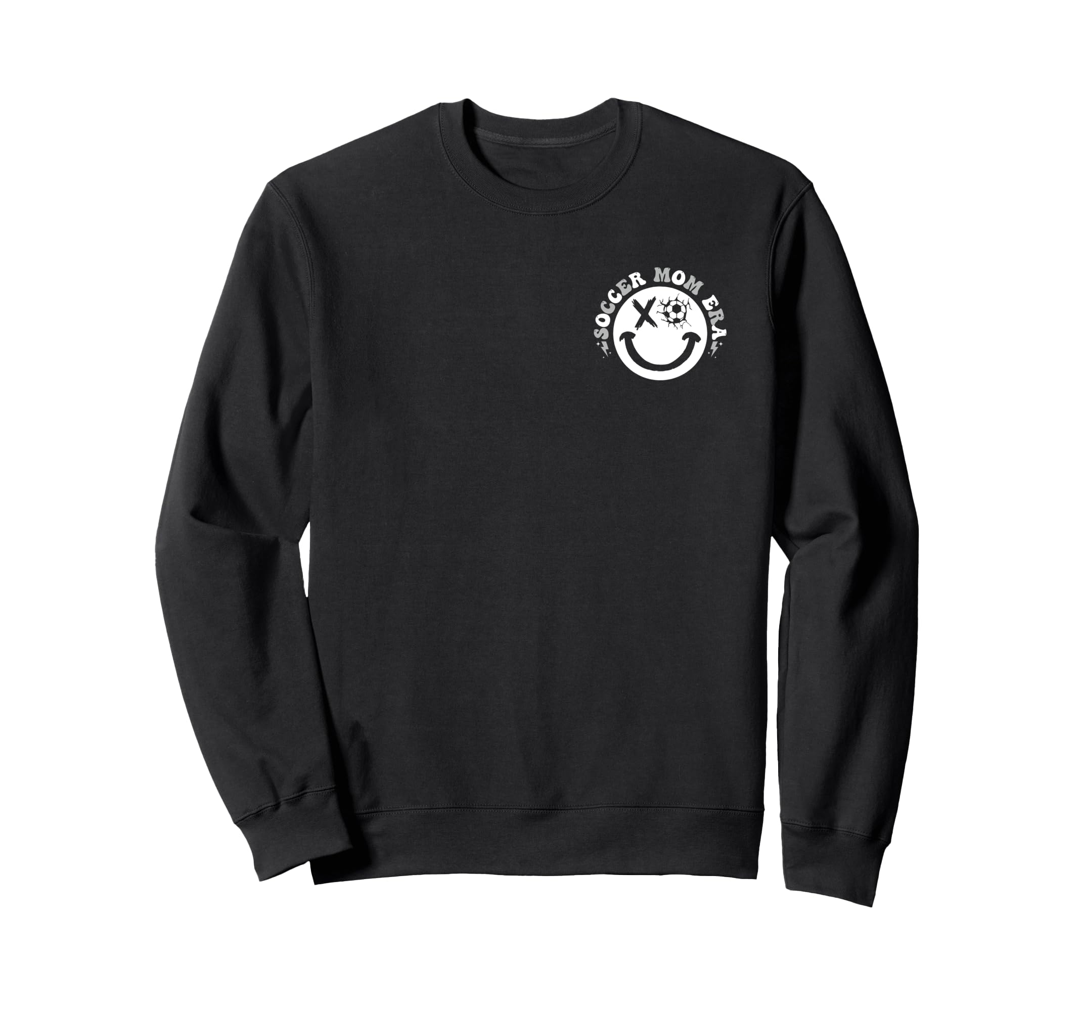 My Soccer Mom Era Groovy Funny 2 Sweatshirt - Graphic Print for Adults - T-Shirt, Sweatshirt, Hoodie