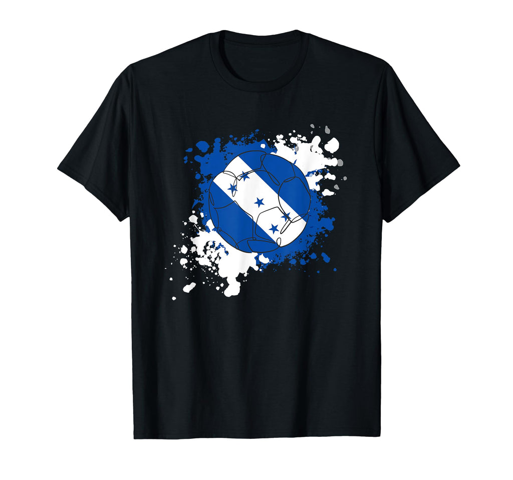 Soccer Ball Flag Honduras T-Shirt - Novelty Apparel Men Women - T-Shirt, Sweatshirt, Hoodie