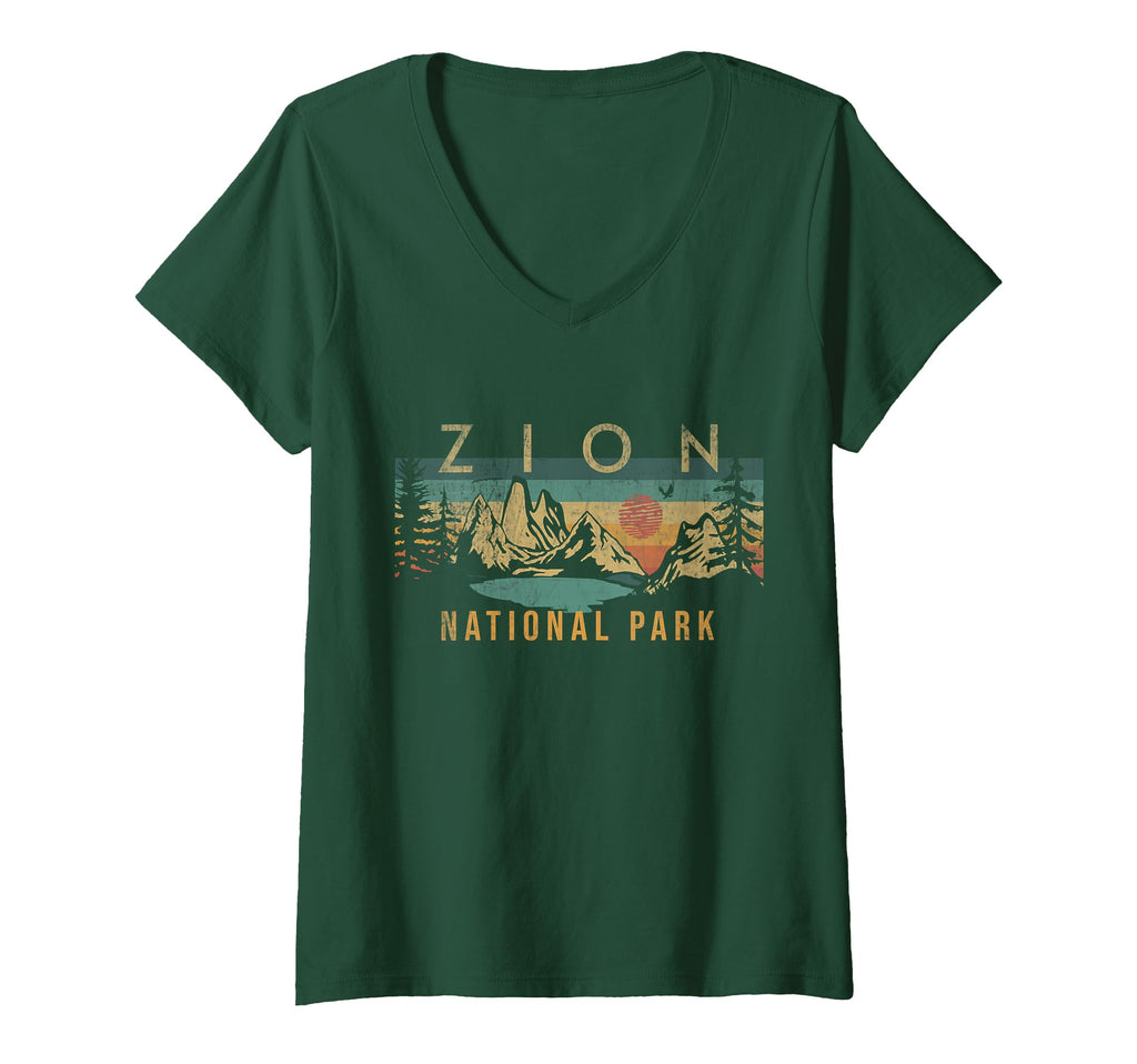 Zion National Park Utah Usa Outdoor Hoodie - Minimalist Print Men Women - T-Shirt, Sweatshirt, Hoodie