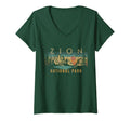 Zion National Park Utah Usa Outdoor Hoodie - Minimalist Print Men Women - T-Shirt, Sweatshirt, Hoodie
