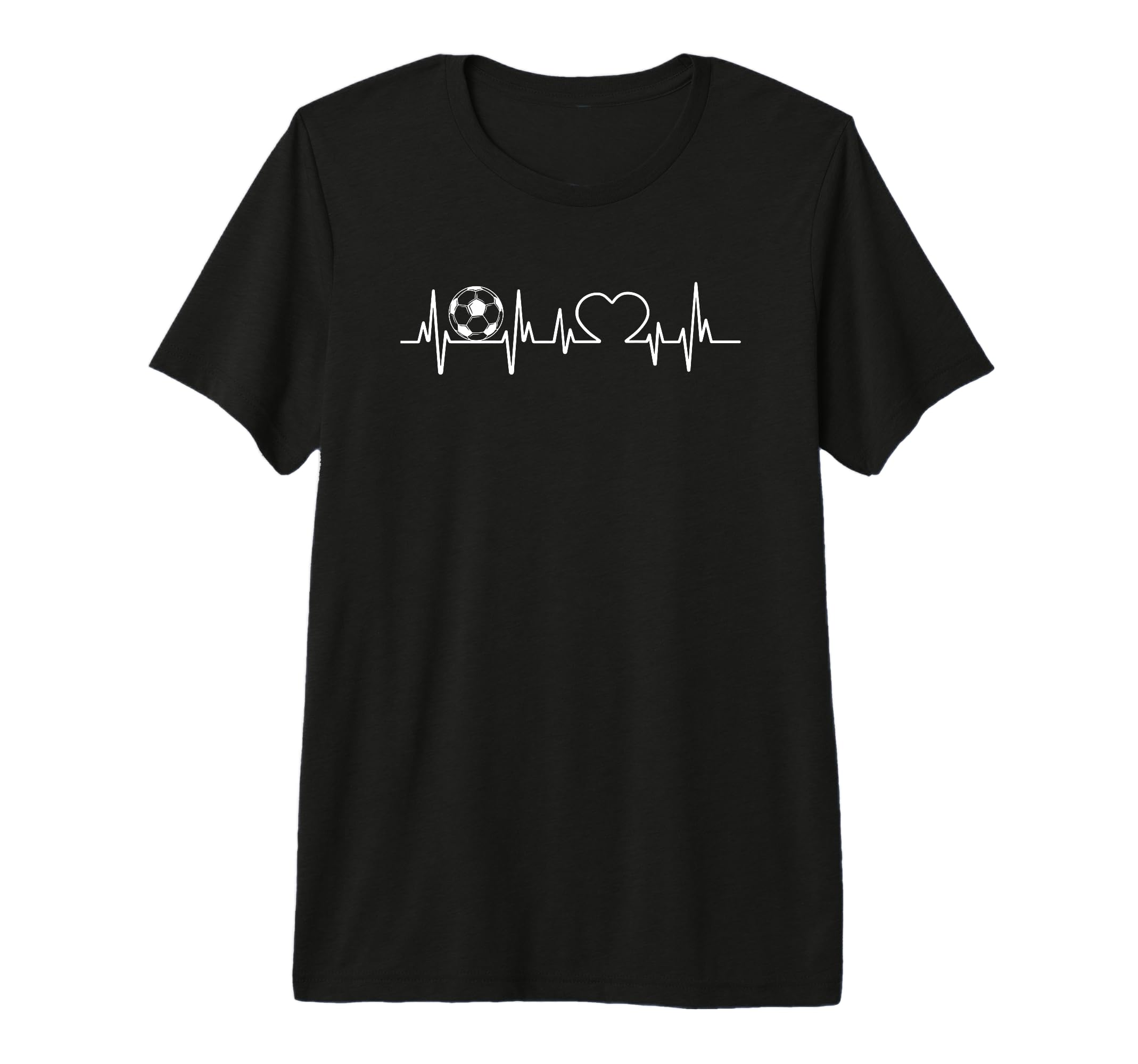 Soccer Heartbeat Love Passion Soccer T-Shirt - Streetwear Style for Adults - T-Shirt, Sweatshirt, Hoodie