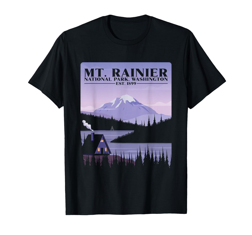 Mt Rainier National Park Washington T-Shirt - Streetwear Style Men Women - T-Shirt, Sweatshirt, Hoodie