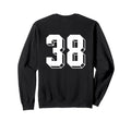 Number 38 Backside 80S 90S Team Sweatshirt - Streetwear Style Men Women - T-Shirt, Sweatshirt, Hoodie