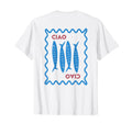 Italian Ciao Sardine Chinoiserie Ciao T-Shirt - Graphic Print for Adults - T-Shirt, Sweatshirt, Hoodie