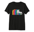Roller Skate Skating 70S Gift Tri Blend T-Shirt - Minimalist Print Unisex - T-Shirt, Sweatshirt, Hoodie