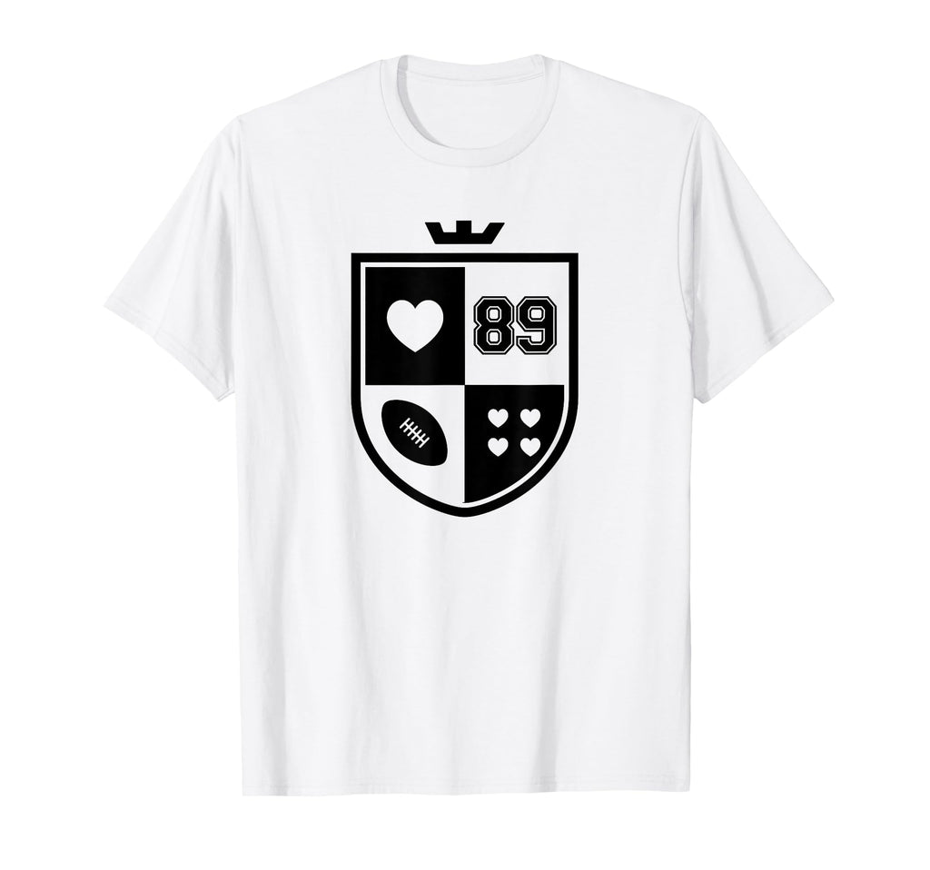 I Love Football I Heart Football Funny T-Shirt - Unique Graphic Unisex - T-Shirt, Sweatshirt, Hoodie