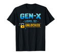 Gen X Level 52 Unlocked Gamer Birthday T-Shirt - Custom Art Print Men Women - T-Shirt, Sweatshirt, Hoodie