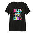 Back To 80S Boombox Roller Skate 80S Tri T-Shirt - Graphic Print Men Women - T-Shirt, Sweatshirt, Hoodie