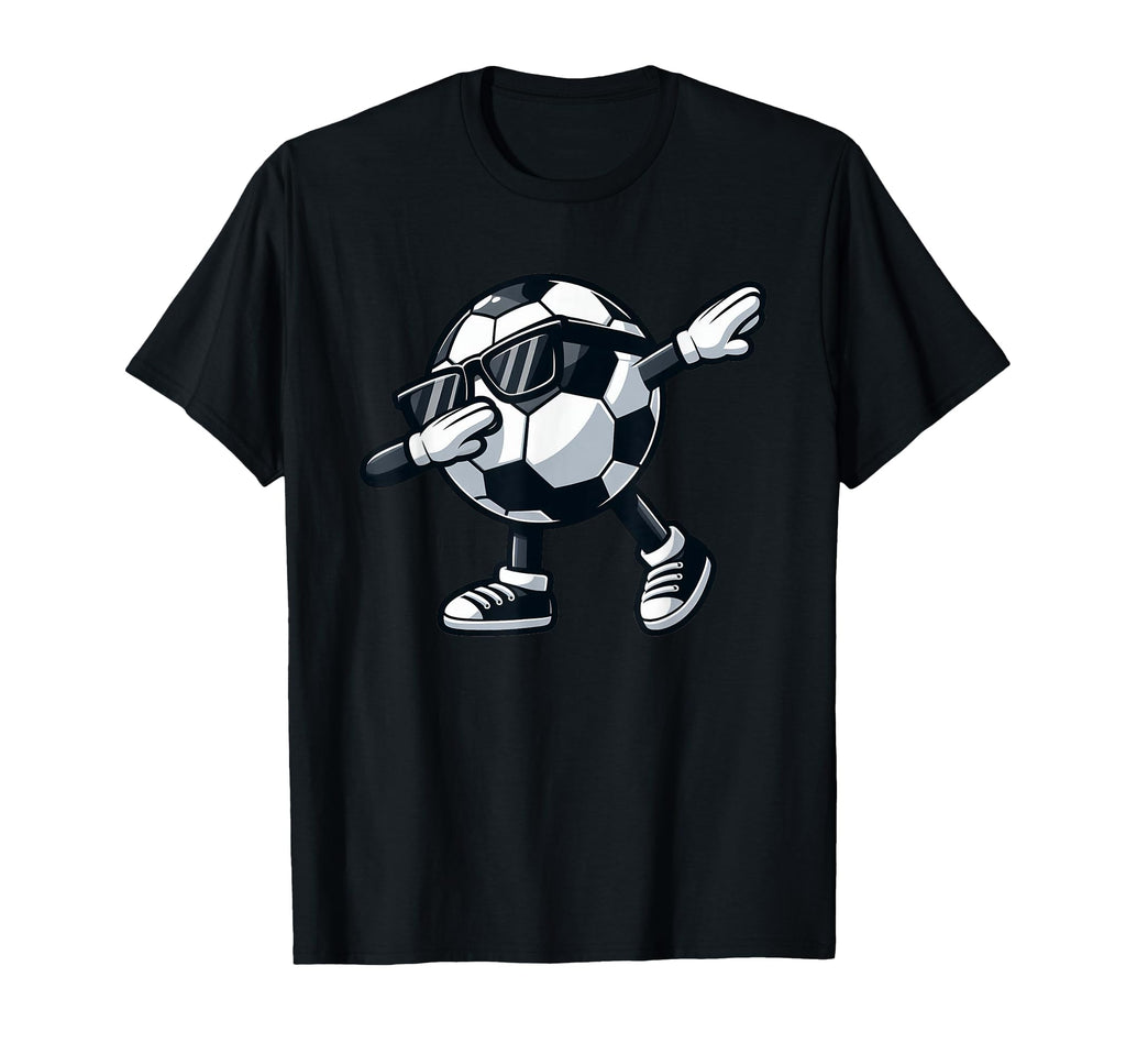 Dabbing Soccer Ball Soccer Sports T-Shirt - Novelty Apparel for Adults - T-Shirt, Sweatshirt, Hoodie