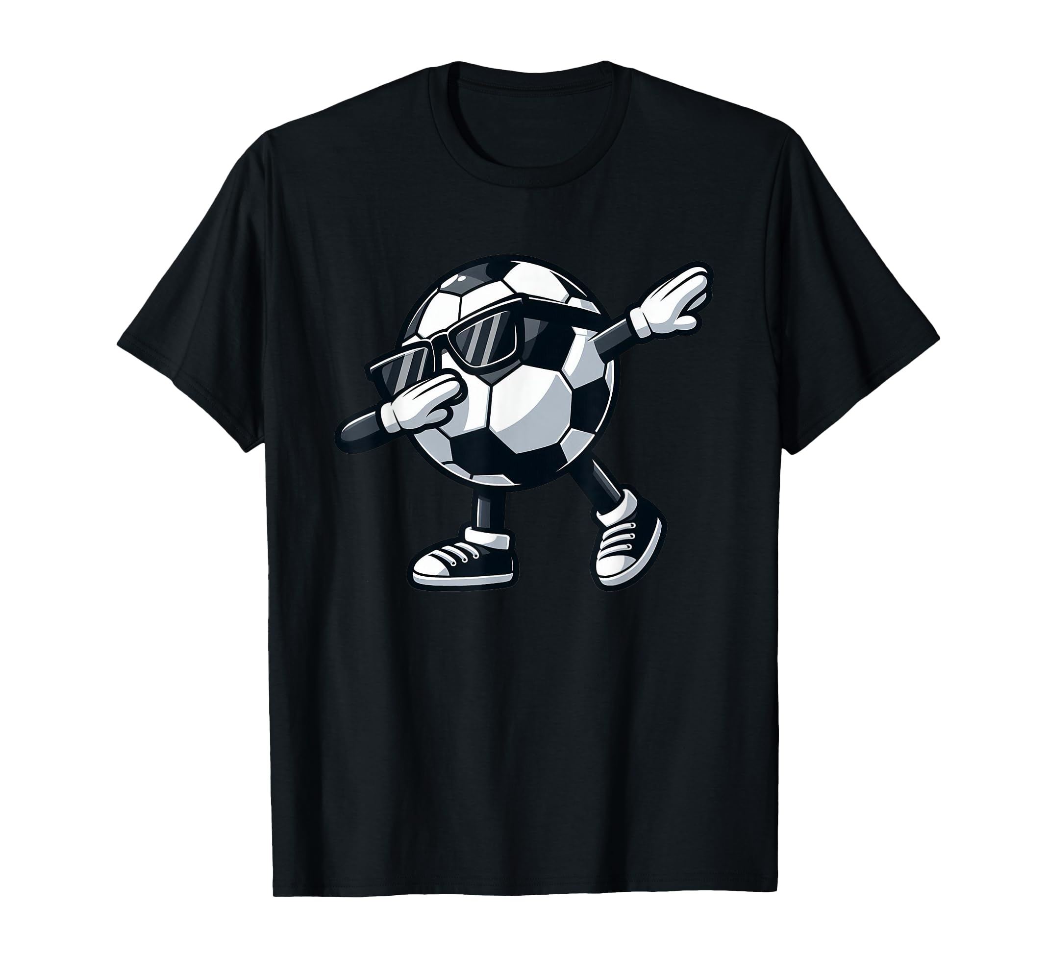 Dabbing Soccer Ball Soccer Sports T-Shirt - Novelty Apparel for Adults - T-Shirt, Sweatshirt, Hoodie