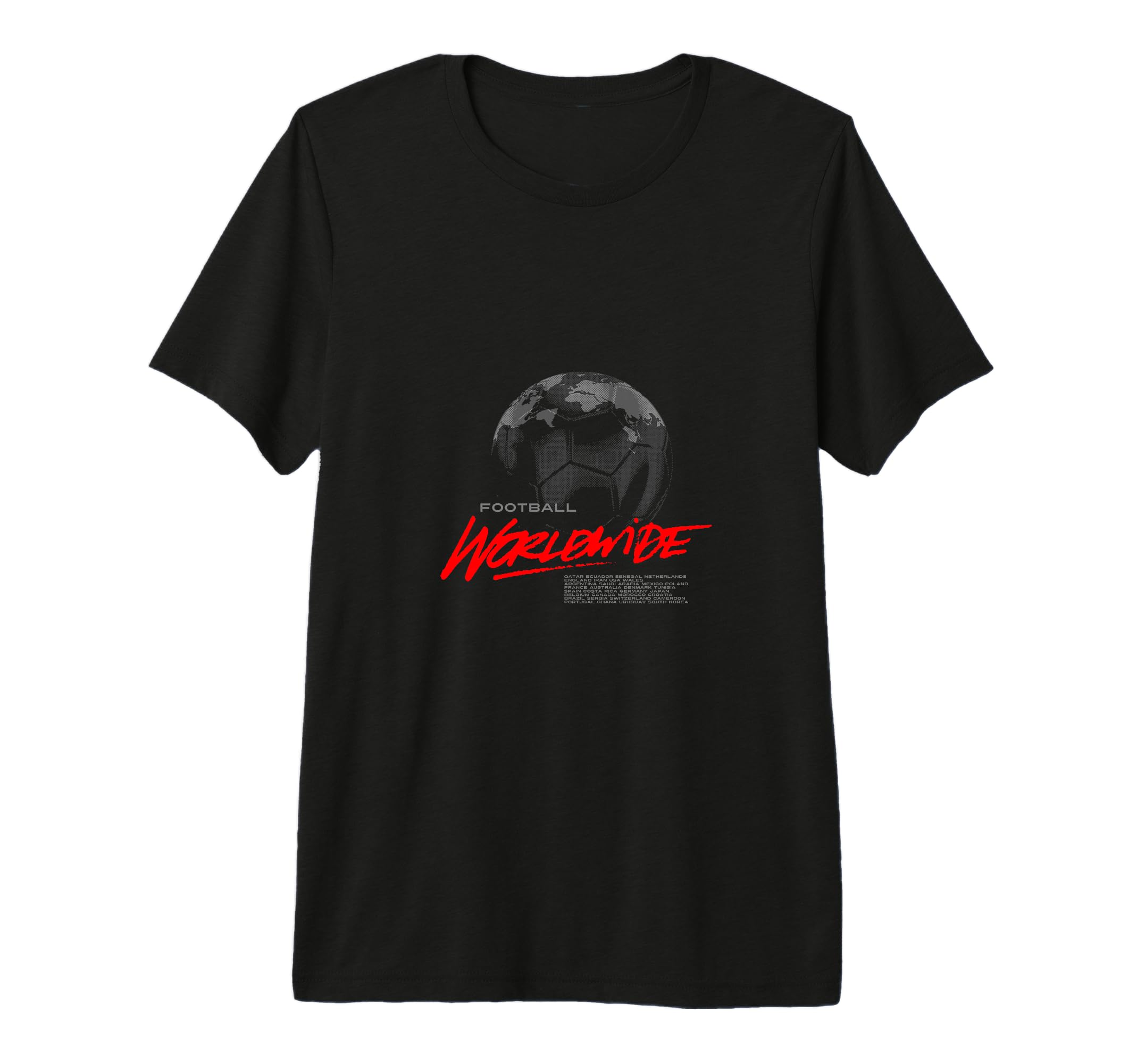 Football Soccer Worldwide 2022 T-Shirt - Minimalist Print Unisex - T-Shirt, Sweatshirt, Hoodie
