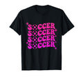 Soccer Coquette Bow Soccer Mom Sister T-Shirt - Trendy Graphic Men Women - T-Shirt, Sweatshirt, Hoodie