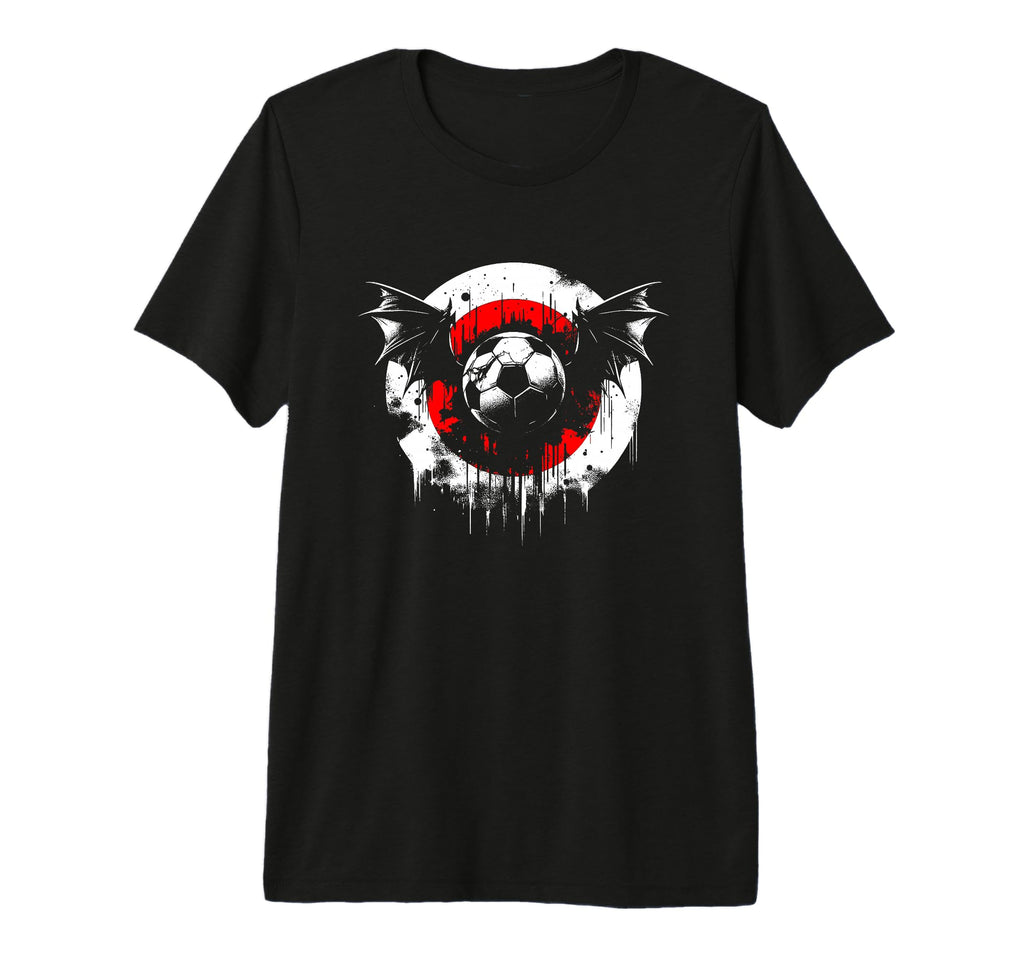 Soccer Ball Bat Funny Creepy Soccer T-Shirt - Minimalist Print Men Women - T-Shirt, Sweatshirt, Hoodie