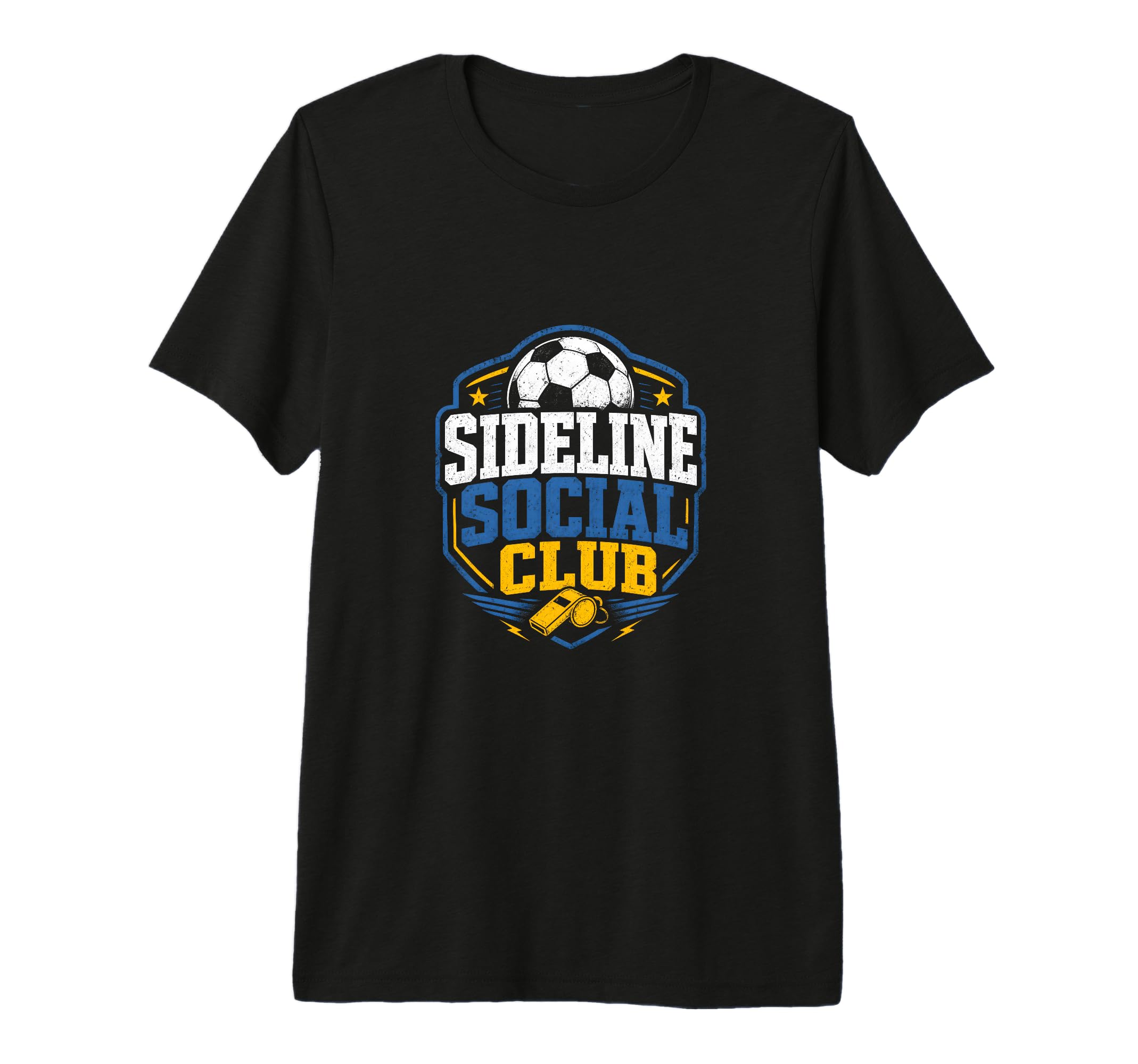 Sideline Social Club Soccer Team Tri T-Shirt - Minimalist Print Men Women - T-Shirt, Sweatshirt, Hoodie
