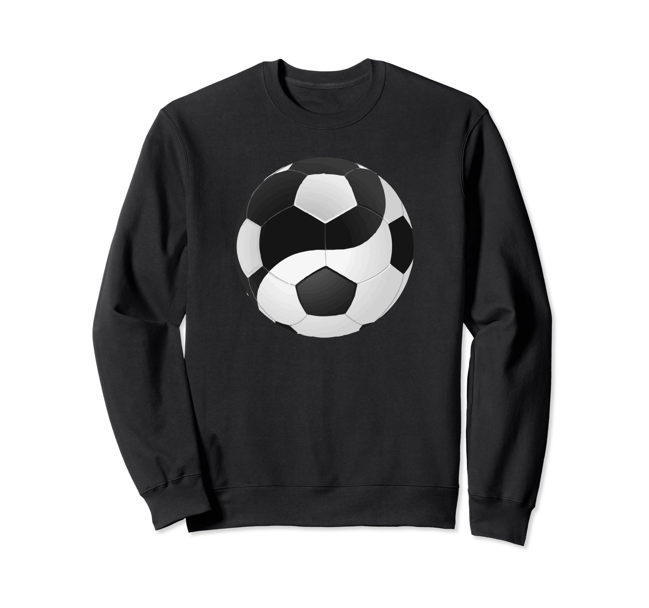 Yin Yang Soccer Art Sweatshirt - Trendy Graphic Men Women - T-Shirt, Sweatshirt, Hoodie