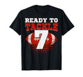 Football 7Th Birthday Player Tackle T-Shirt - Streetwear Style for Adults - T-Shirt, Sweatshirt, Hoodie