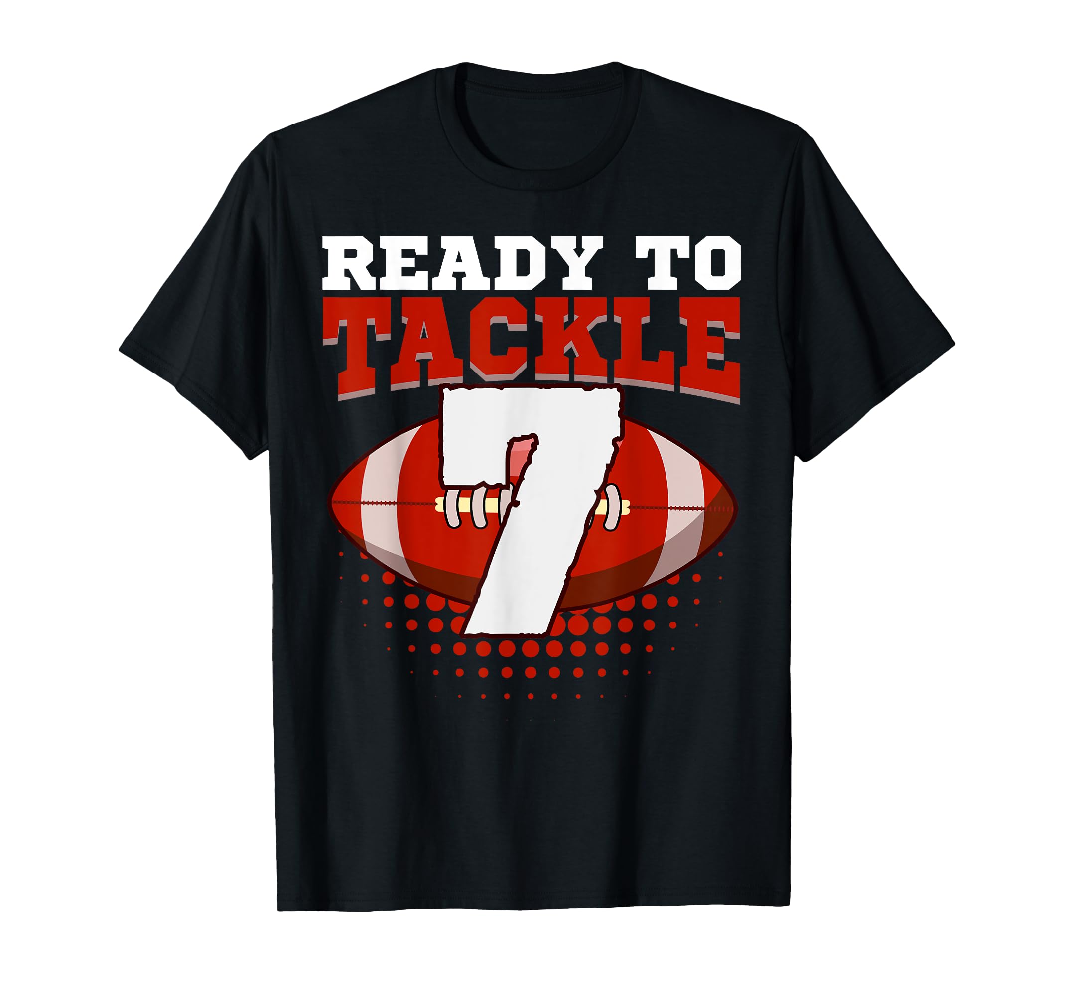 Football 7Th Birthday Player Tackle T-Shirt - Streetwear Style for Adults - T-Shirt, Sweatshirt, Hoodie