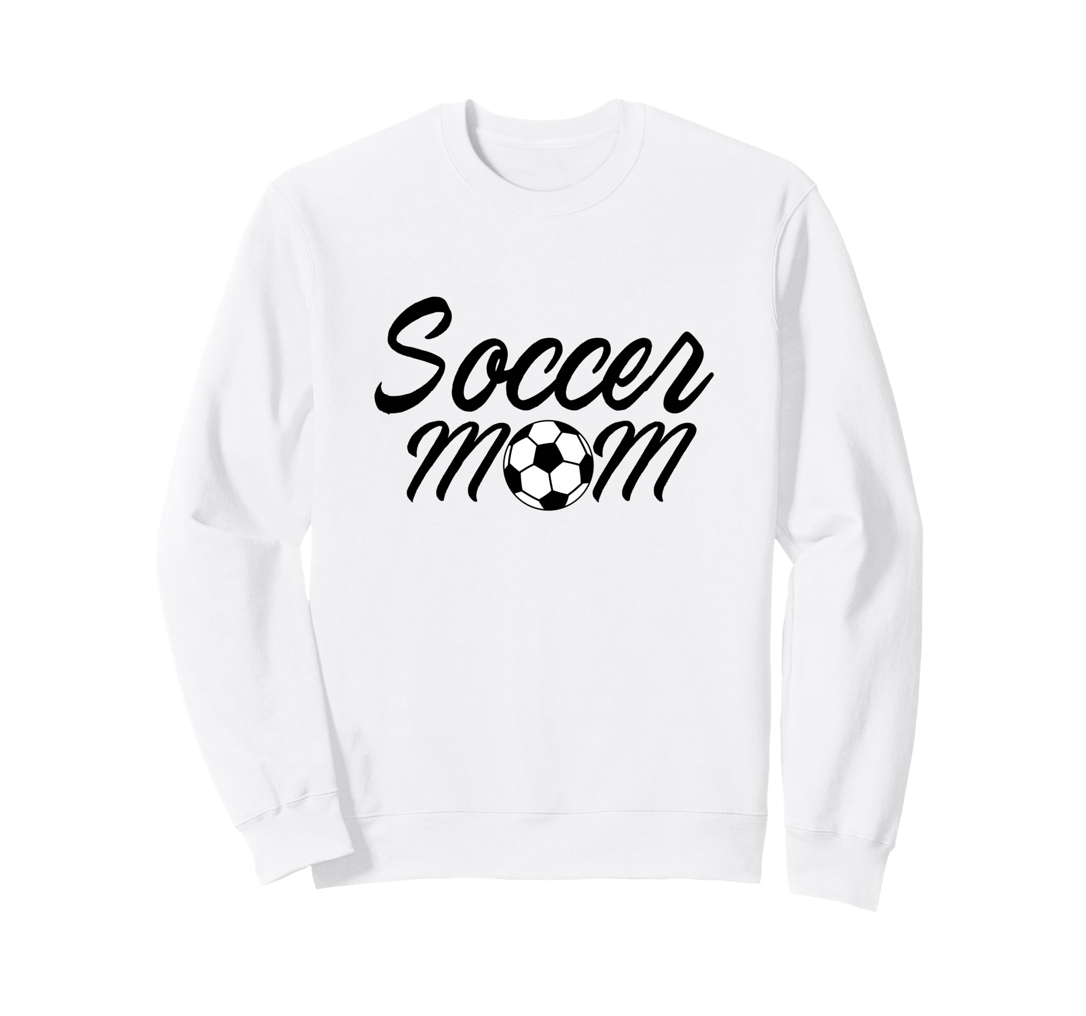 Soccer Mom Sport Team Mama Soccer Ball Sweatshirt - Graphic Print Unisex - T-Shirt, Sweatshirt, Hoodie