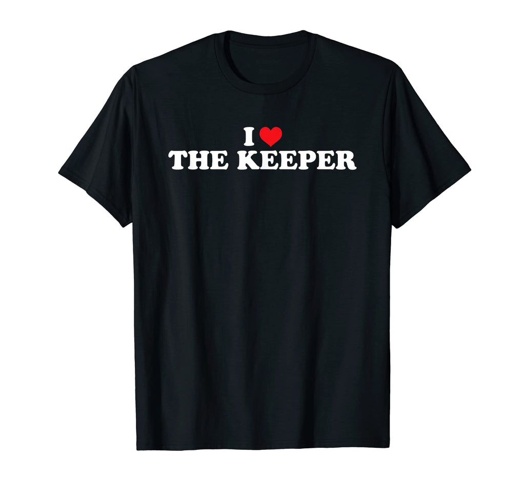 I Love Heart Keeper Goalkeeper Soccer T-Shirt - Aesthetic Graphic Unisex - T-Shirt, Sweatshirt, Hoodie
