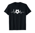 Soccer Heartbeat Love Soccer Ball T-Shirt - Unique Graphic for Adults - T-Shirt, Sweatshirt, Hoodie