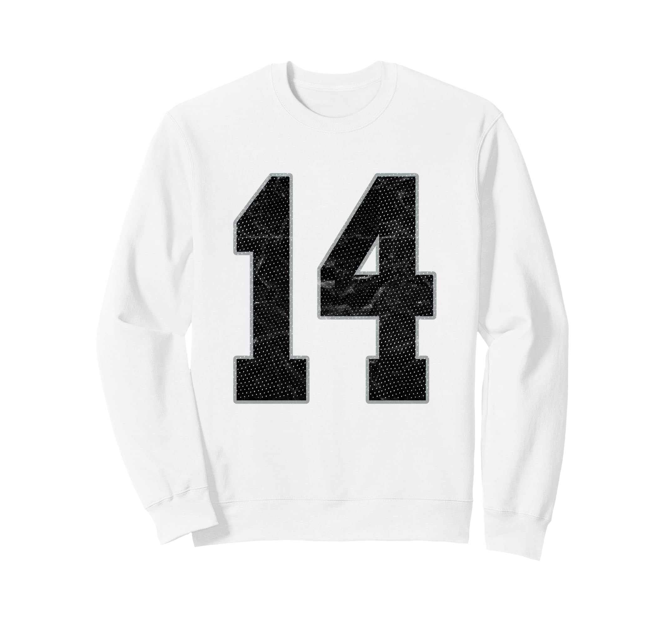 Number 14 Numbered Uniform Sweatshirt - Fun Novelty Design Men Women - T-Shirt, Sweatshirt, Hoodie