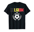 Belgium Soccer Fans Jersey Belgian Flag T-Shirt - Graphic Print Unisex - T-Shirt, Sweatshirt, Hoodie