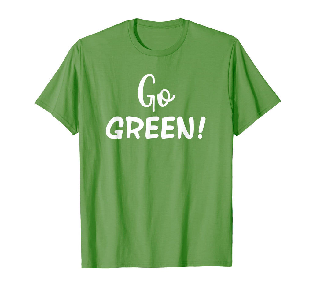 Go Green Team Spirit Game School T-Shirt - Aesthetic Graphic Men Women - T-Shirt, Sweatshirt, Hoodie