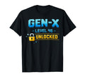 Gen X Level 46 Unlocked Gamer Birthday T-Shirt - Graphic Print Men Women - T-Shirt, Sweatshirt, Hoodie