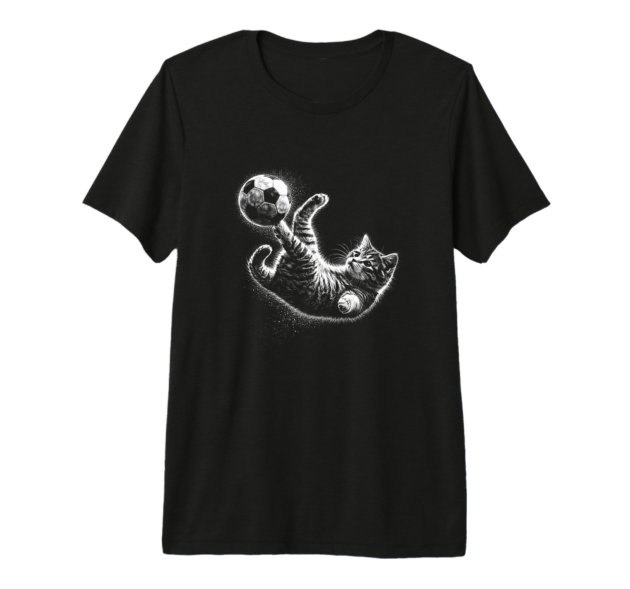Soccer Cat Kitten Acrobatic Football T-Shirt - Unique Graphic for Adults - T-Shirt, Sweatshirt, Hoodie