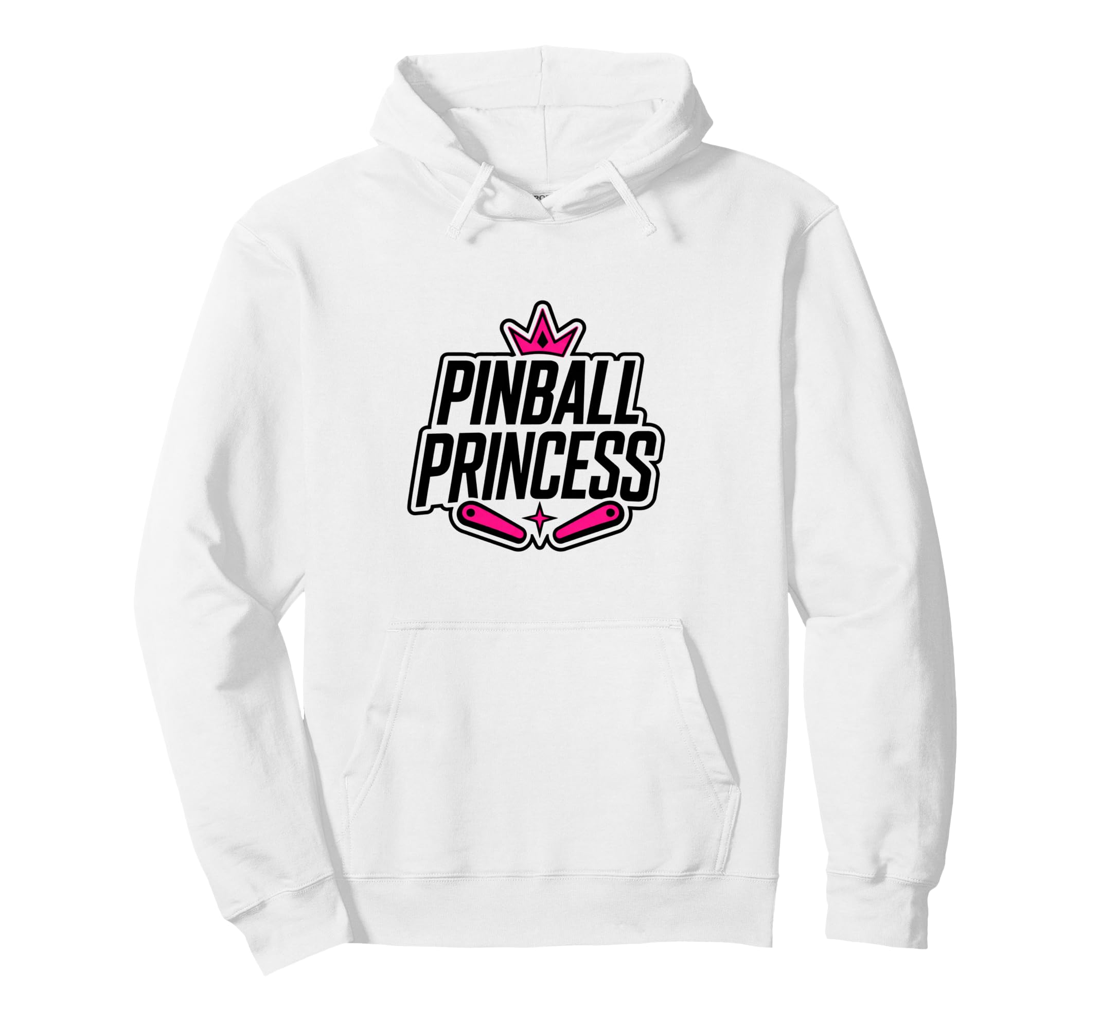 Pinball Princess Machines Funny Arcade Game Hoodie - Trendy Graphic Unisex - T-Shirt, Sweatshirt, Hoodie