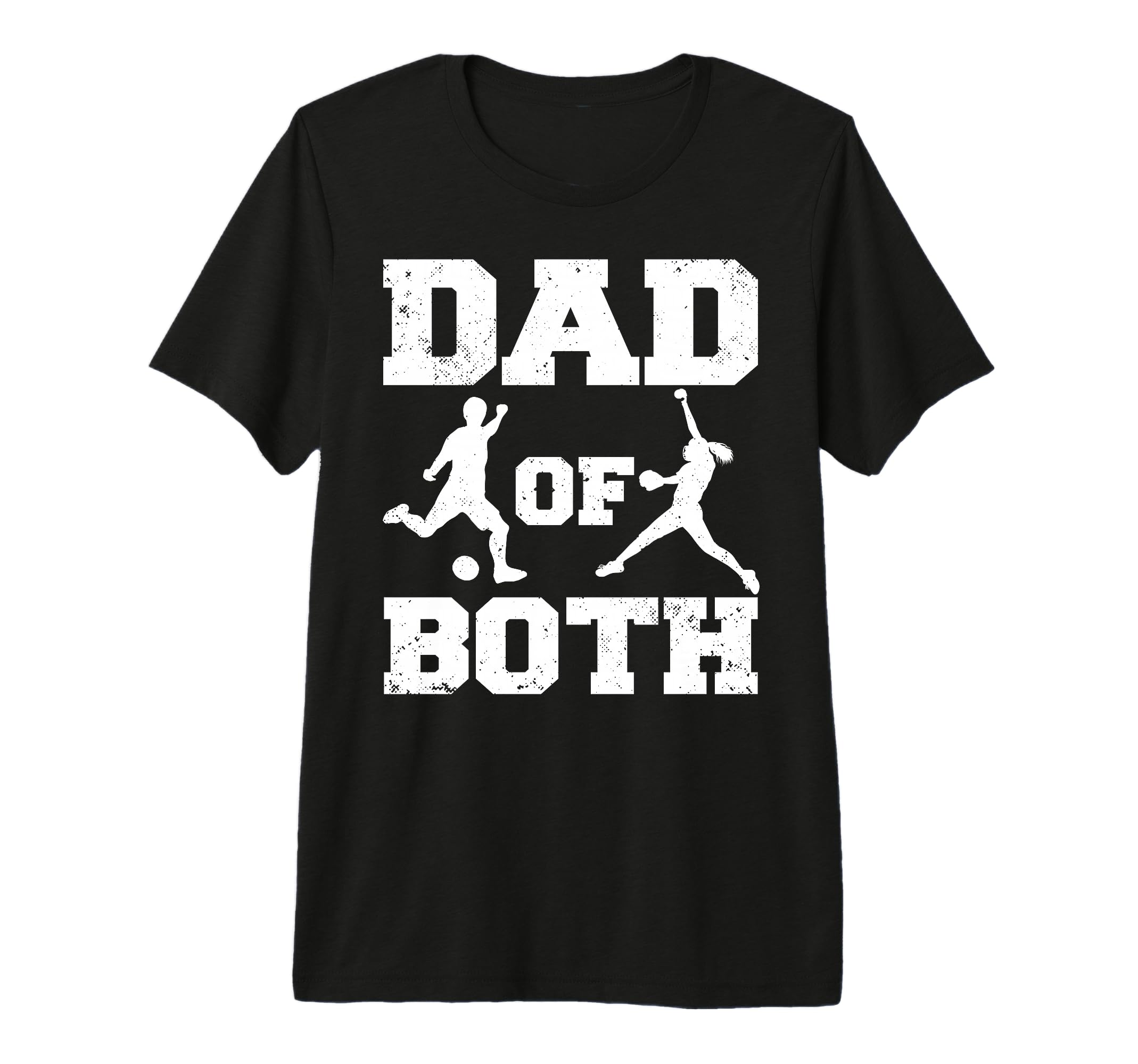 Mens Dad Both Funny Soccer T-Shirt - Casual Everyday Wear Men Women - T-Shirt, Sweatshirt, Hoodie