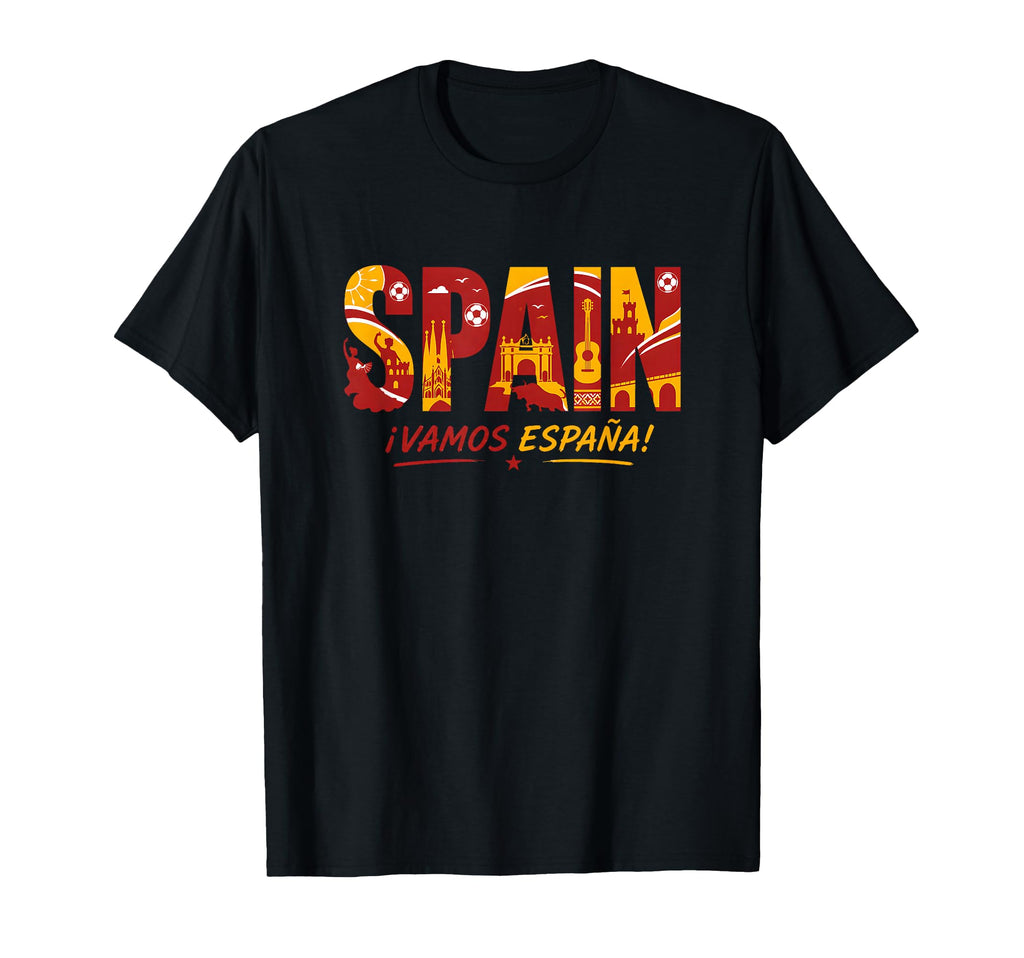 Spain Soccer Vamos Espana T-Shirt - Casual Everyday Wear Men Women - T-Shirt, Sweatshirt, Hoodie