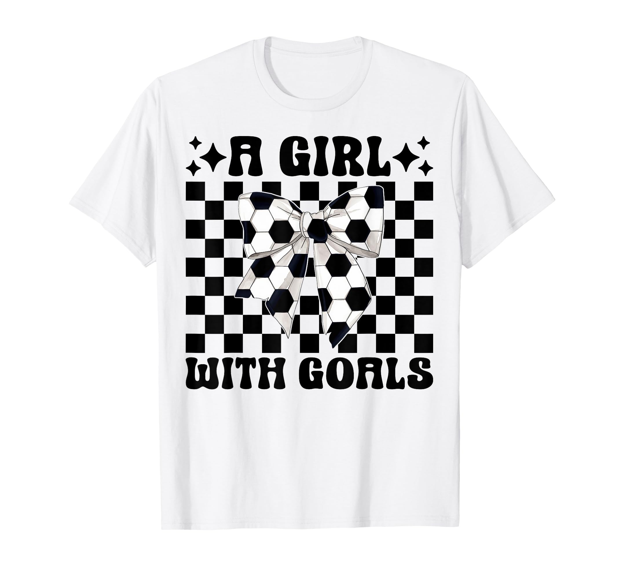 Soccer Coquette Bow Goals T-Shirt - Custom Art Print Unisex - T-Shirt, Sweatshirt, Hoodie